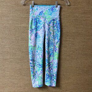 Lilly Pulitzer Luxletic Weekender Crop Leggings Womens XXS Multicolor
